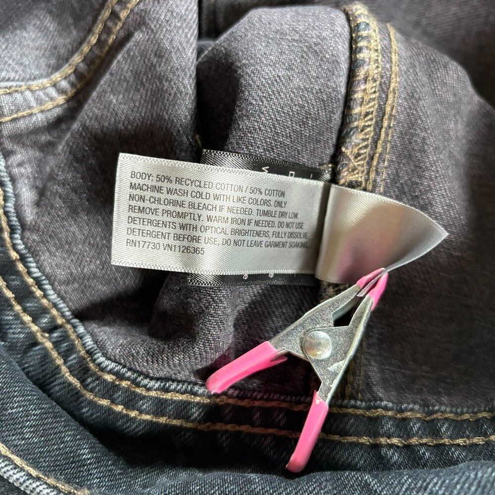 Universal Thread Denim Jacket Womens Large Dark W… - image 6